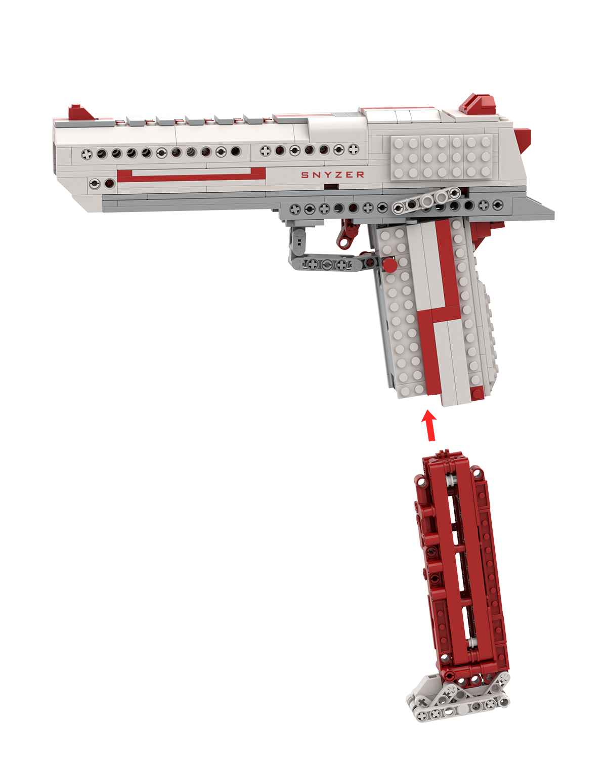Working lego gun kit hotsell