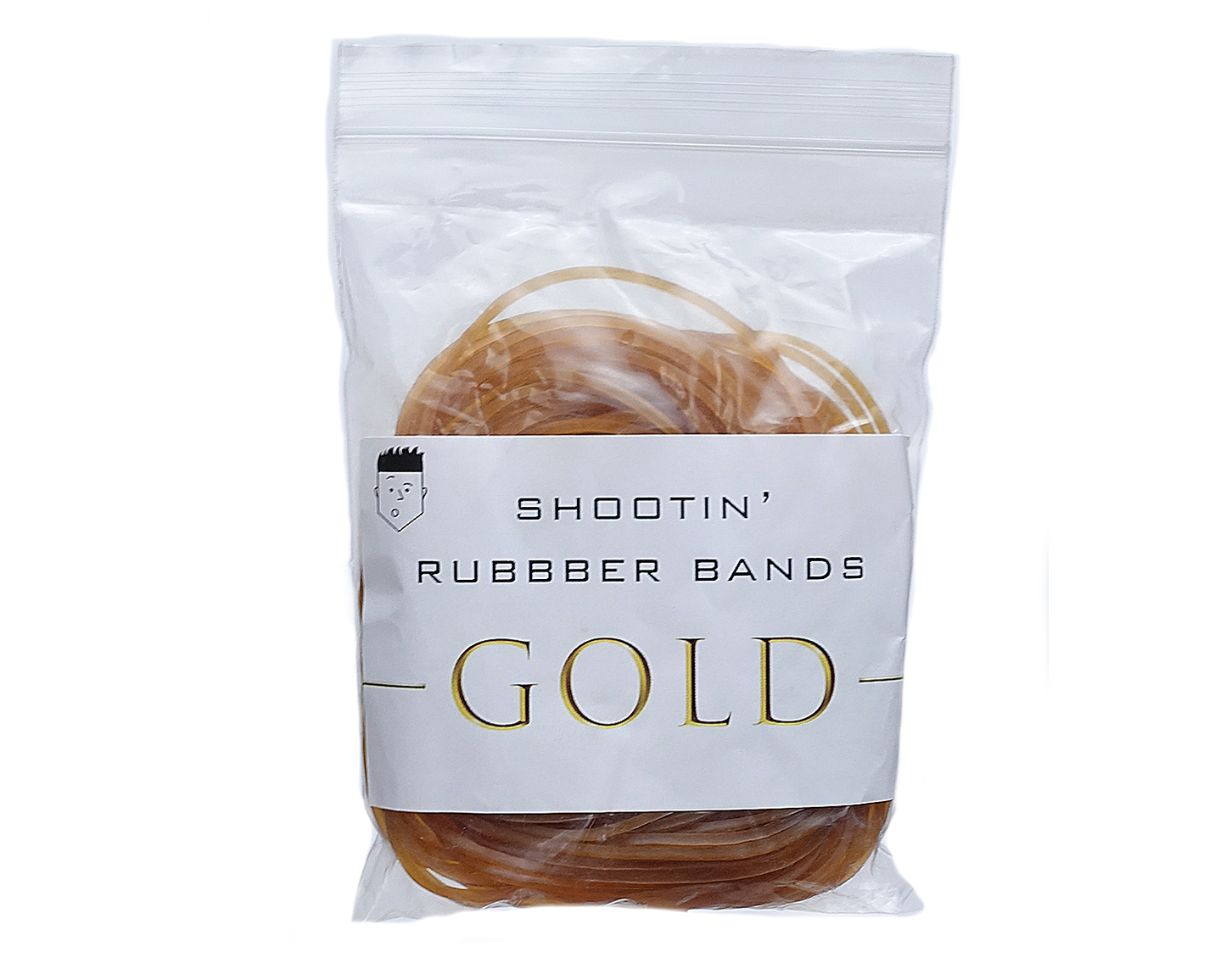 Shootin' Rubber Bands - GOLD (Approx. 100 bands)