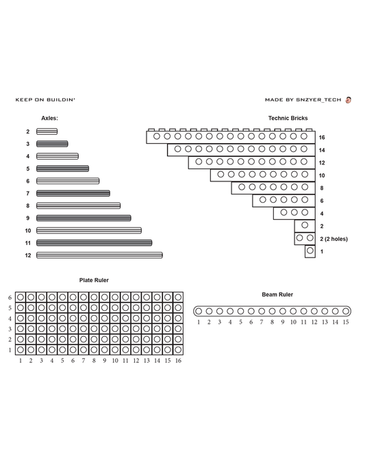 Brick Building Parts Guide (1:1 Scale)